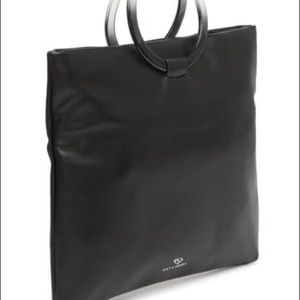 Katy Perry Circle Handle Fold over Clutch